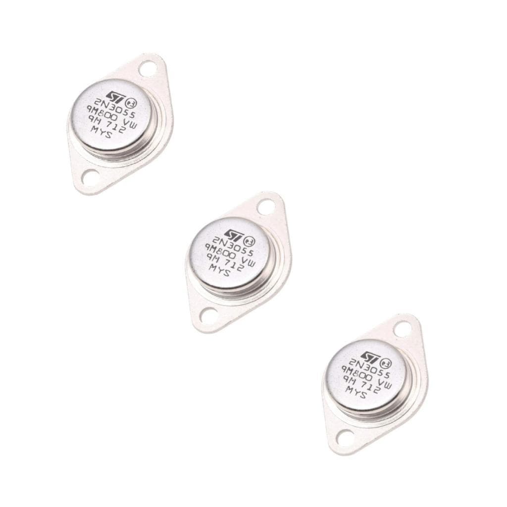 Kit 3 Transistor De Potência 2N3055 60v 15A NPN TO-3 Fonte
