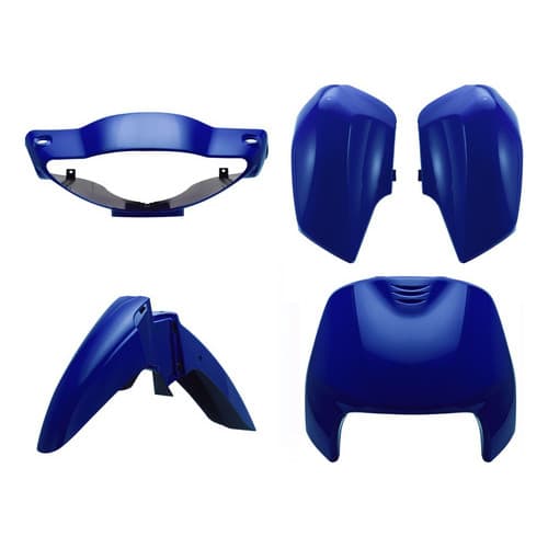 Kit Carenagem Moto Honda Biz 100 Azul Twister 2002 2003 Capa Bengala Paralama Bico Frontal