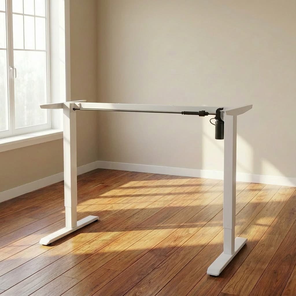 Base Mesa Elevatória Elétrica Regulável Altura Motor Único Home Office Escritório 80kg