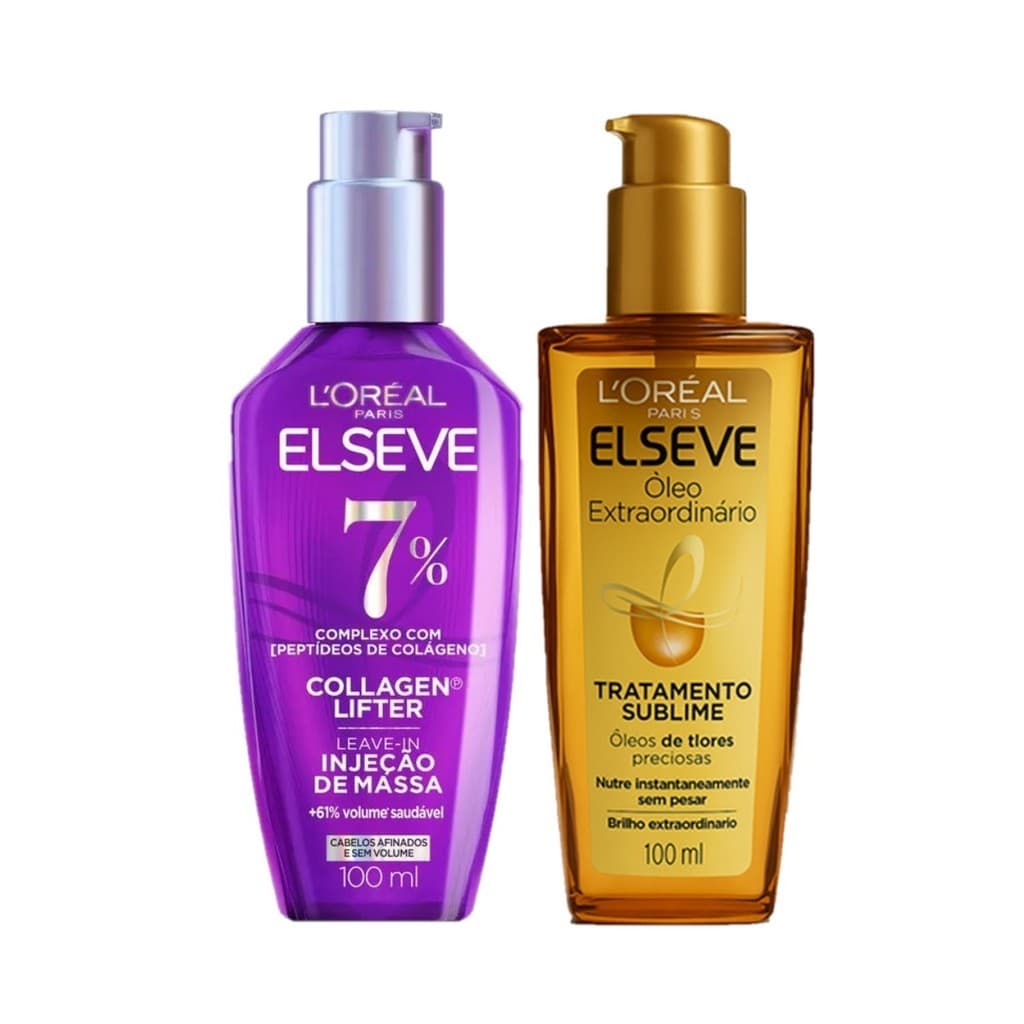 KIT ELSEVE SÉRUM COLÁGENO LIFTER+ÓLEO EXTRAORDINÁRIO-2 ITENS