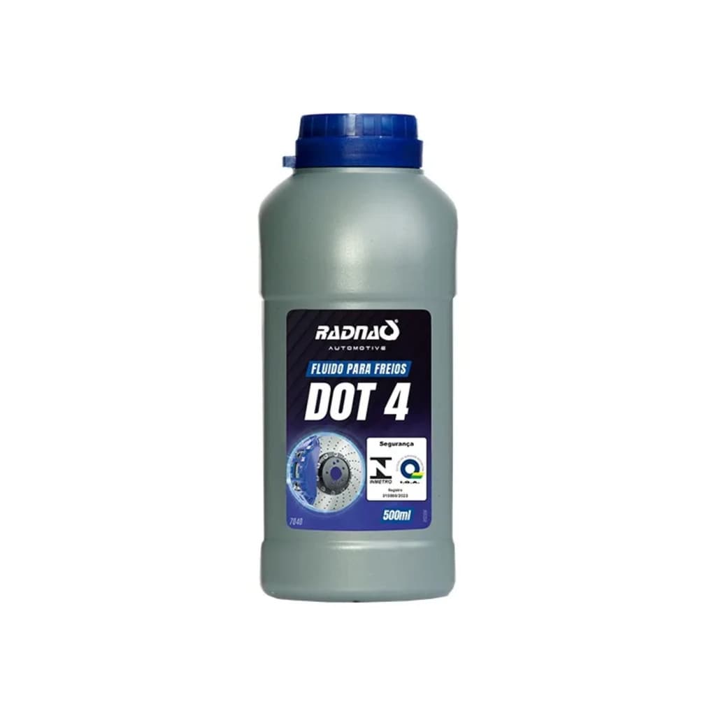 Fluido De Freio Dot 4 Radnaq 500 Ml Original De Qualidade