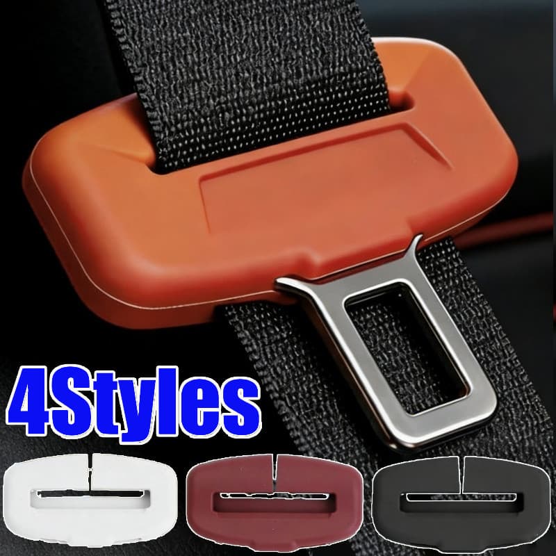 1-4pcs Universal Cinto De Segurança Do Carro Fivela Capa Protetor De Silicone | Design Anti-Queda Riscos Material Seguro
