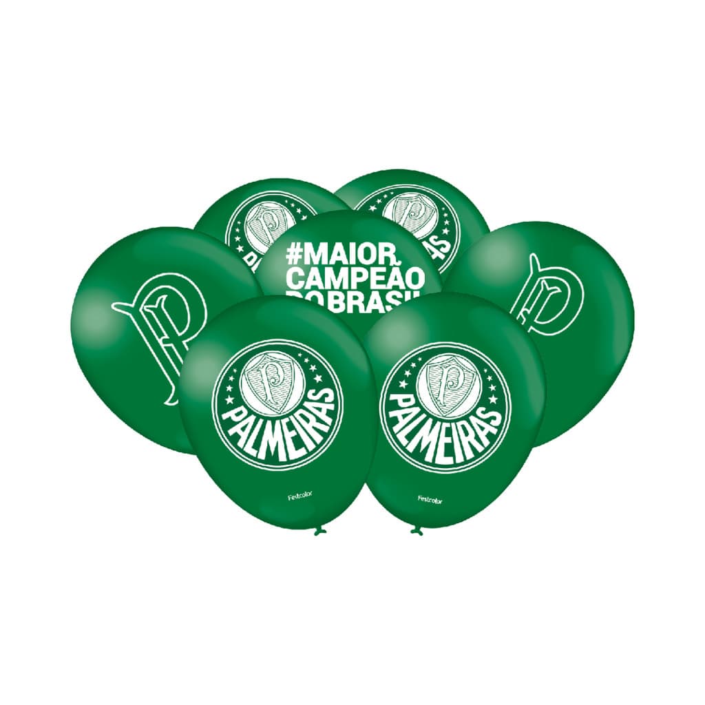Bexiga Palmeiras - Festcolor Verde