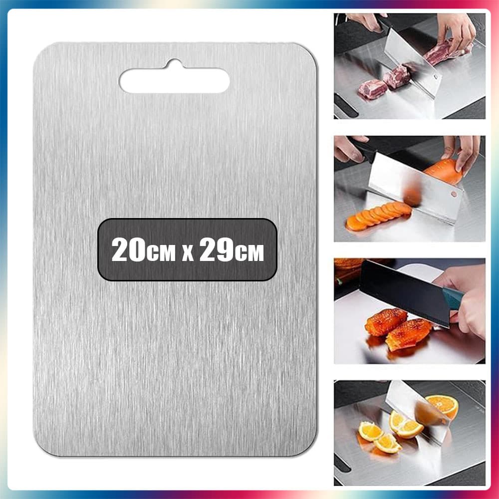 Tábua de corte dupla face de cozinha 20x29cm Tábua de corte de qualidade alimentar adequada para cortar carne, legumes,