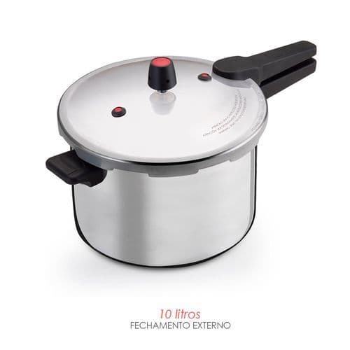 Panela Pressao 10 Litros Alta Capacidade Fechamento Seguro Duravel Cozinha