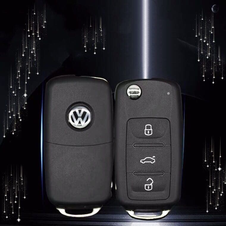 Estojo perfeito para chave de controle remoto VOLKSWAGEN VOLKSWAGEN 3B Flip, usado para atualização de capas de chave de
