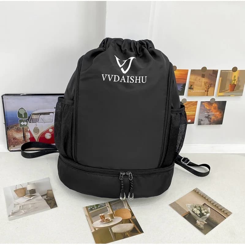 Bolsa Mochila Fitness Com Bolsa Para Tênis e Garrafa Impermeável Academia Bag " Envio imediato "