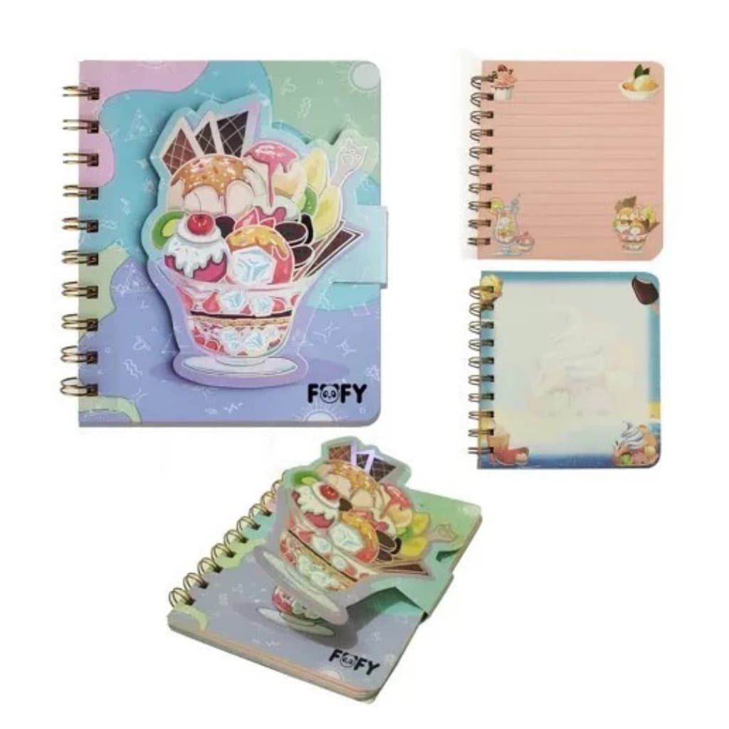 CADERNINHO SORVETE FF6043 - FOFY