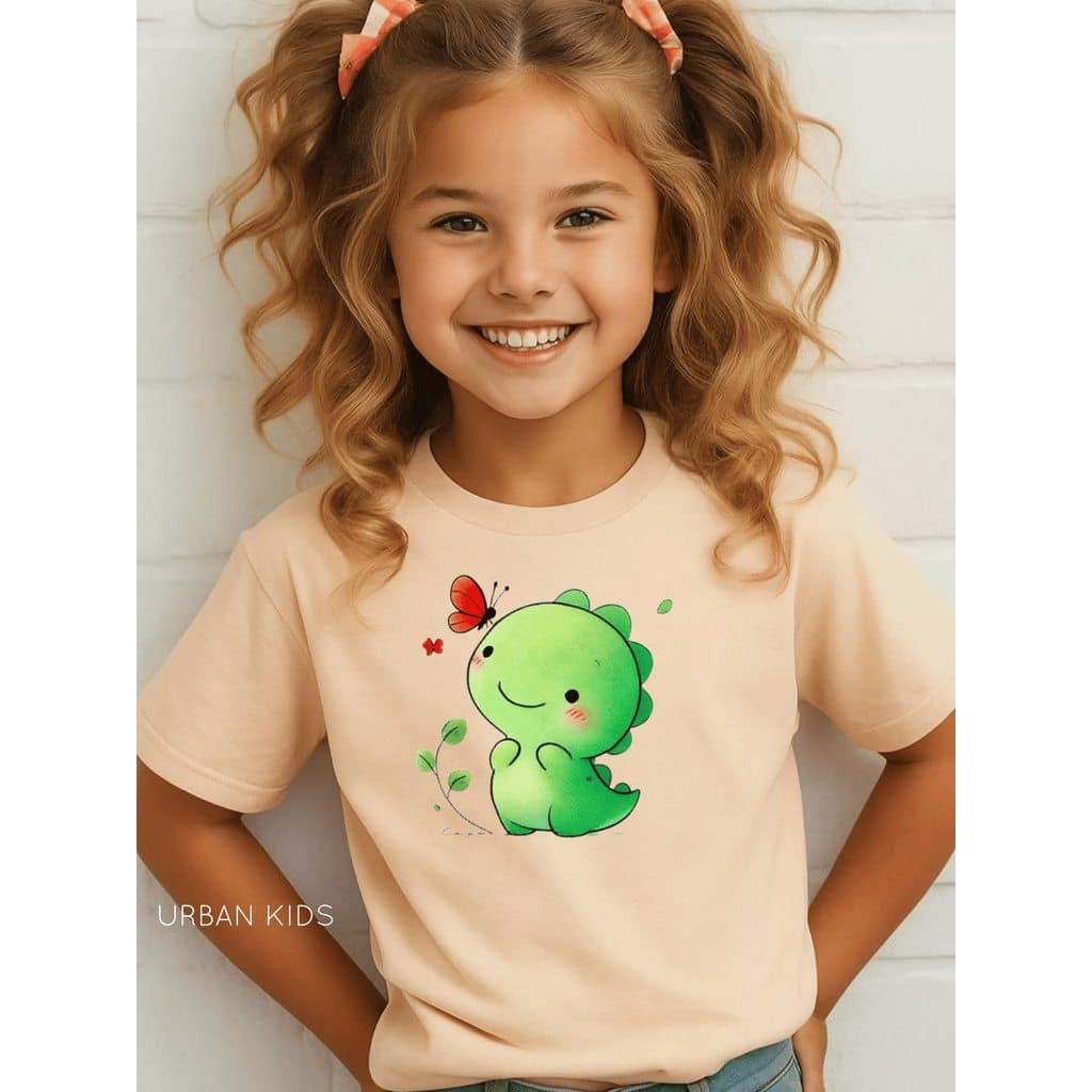 Camiseta Infantil estampada Dininho criancinha Blusa para criança estampada 100% algodão