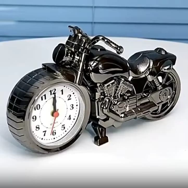 Relógio Mesa Moto ou Bike Decorativo Estilo Vintage