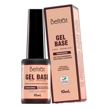 Gel Base Capa Beltrat 10ml Sem TPO Proteção E Aderência Para Banho De Gel Alongamento Esmaltação