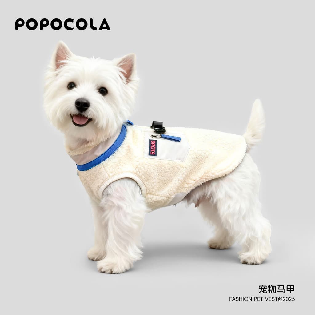 P POPO filhote de cachorro roupas para cães outono inverno Teddy Schnauzer West Highland Pet roupas de inverno roupas de