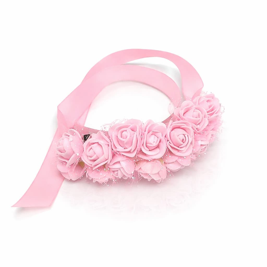 Porta Coque Arranjo de Flores com Fita de Cetim - Diversas Cores - Leve e Delicado