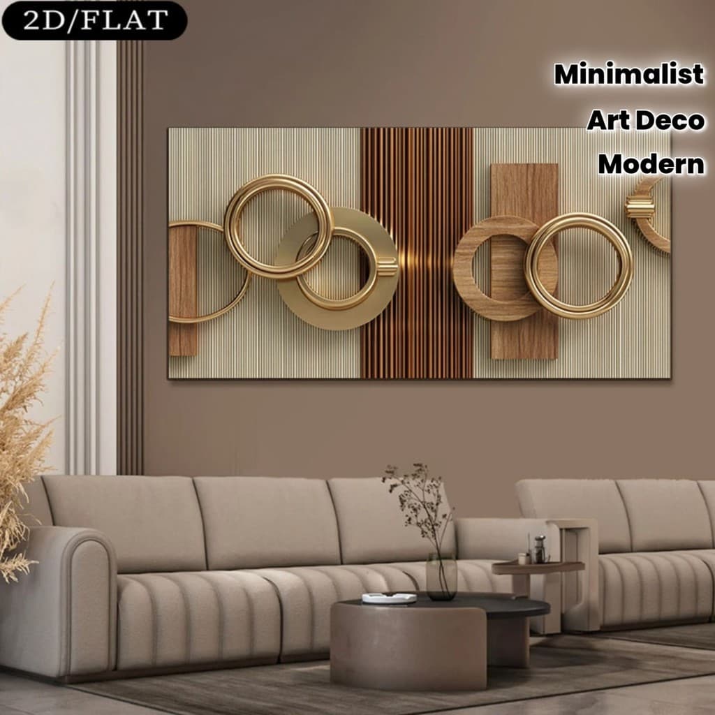 Quadro Decorativo Grande Abstrato Minimalista Moderno Alta Decoração Elegante Decore Sala,Quarto,Copa,escritório,hall
