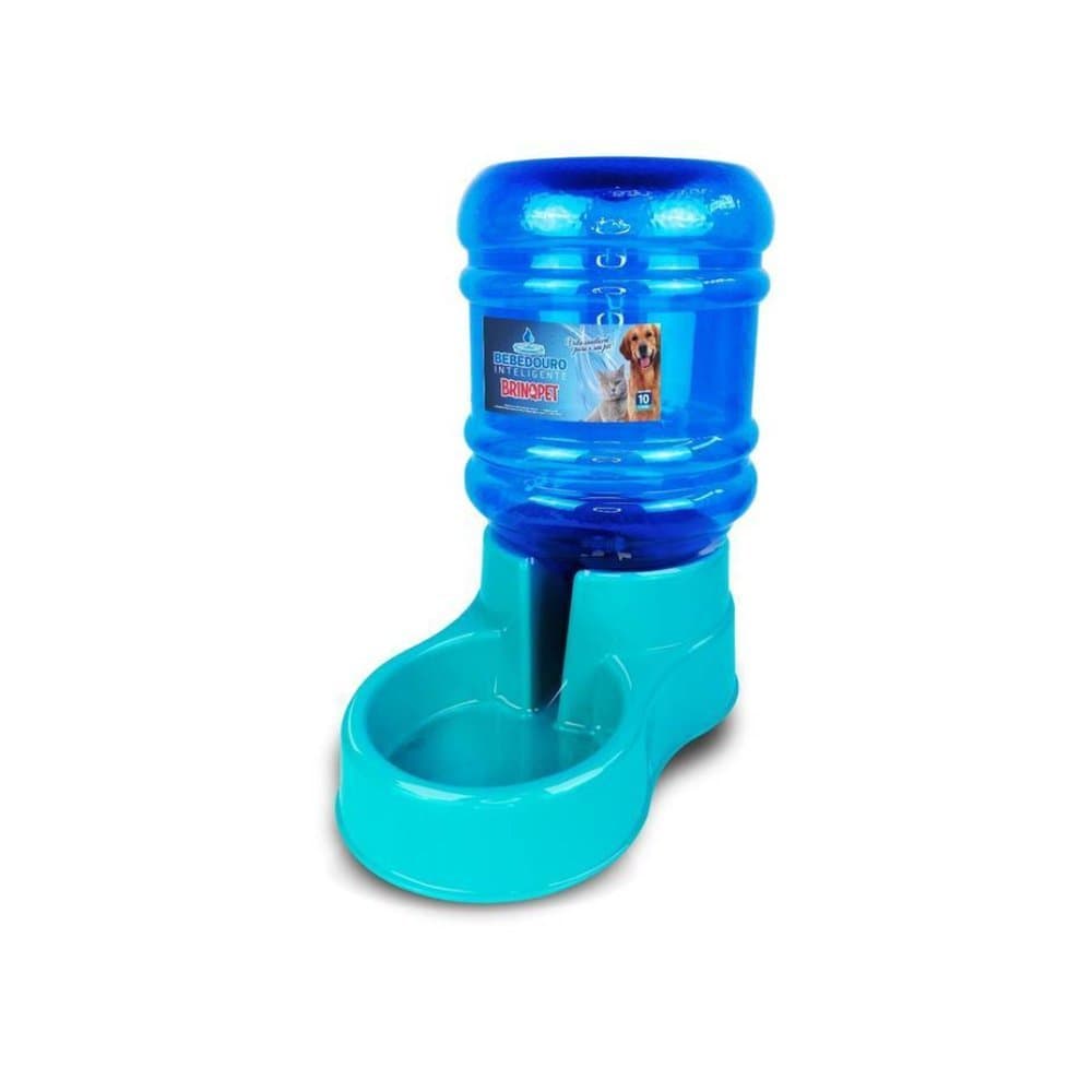 Bebedouro Automático Pet 10 Litros Gigante Cães E Gatos Brinqpet - VERDE TIFANY