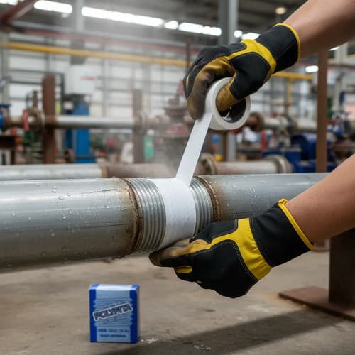 Veda Rosca Fita Teflon 18mm X 50m Ptfe Puro Kit 4 Rolos Branca