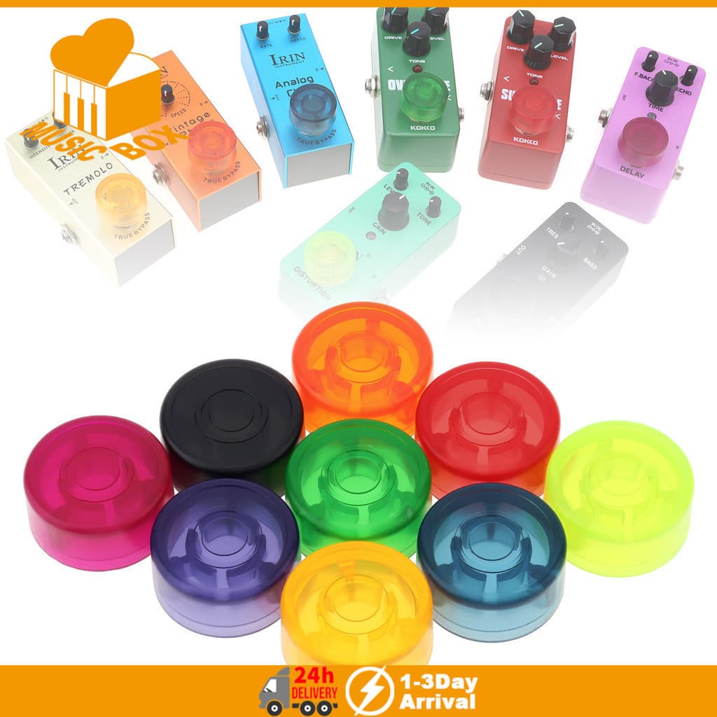 Footswitch Topper Pedal De Guitarra Multi Cor Botão Tampas Stomp Botões