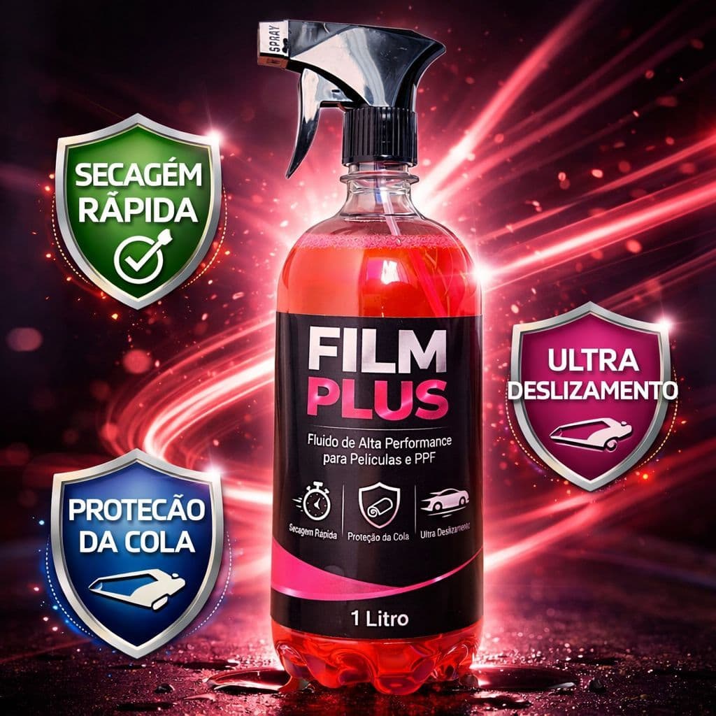 Líquido Film Plus aplicação Insulfilm & PPF Alto Rendimento montagem de película Secagem rápida insulfilm