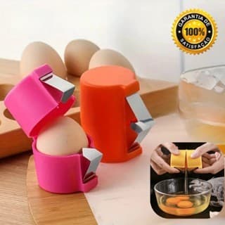 Quebrador De Ovo Prático Fácil Inox Para Cozinha Doméstica Cores Sortidas