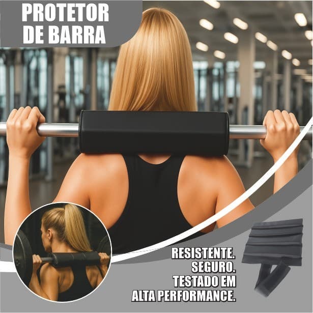 Protetor de barra academia impermeável agachamento treino