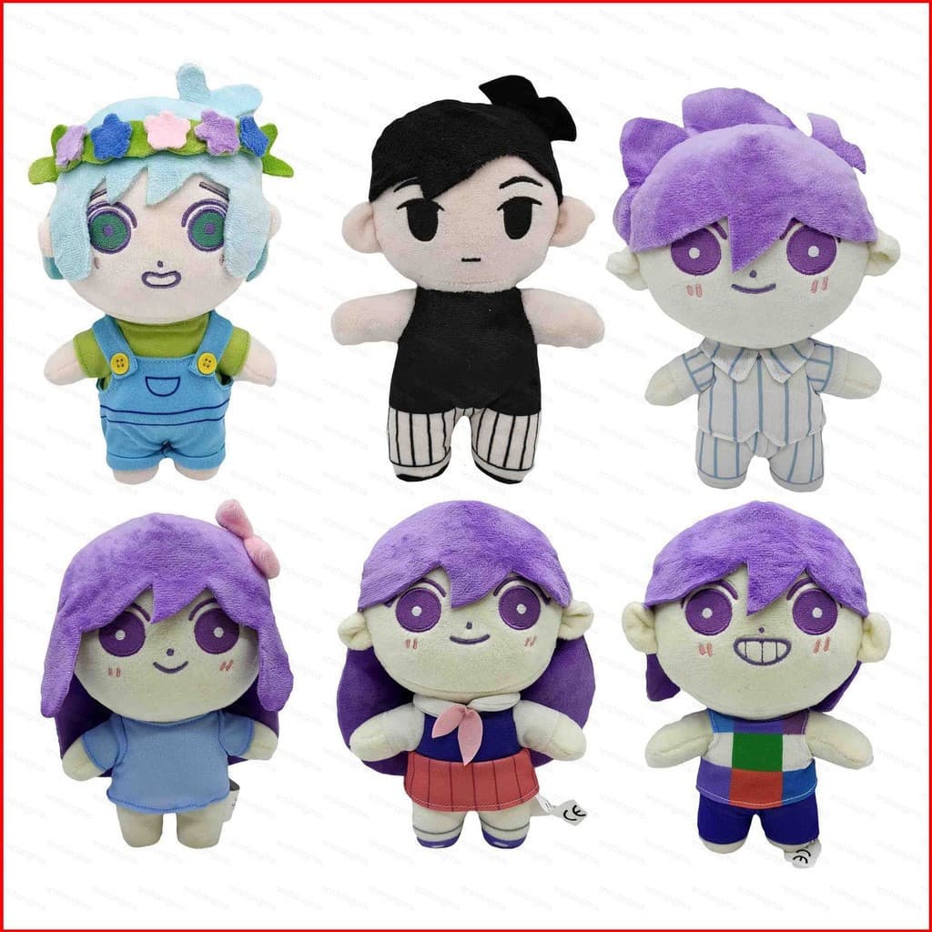 [Flip] Brinquedos de Pelúcia Omori AUBREY KEL HERO Bonecas Recheadas Presente para Crianças Decoração de Casa Brinquedos