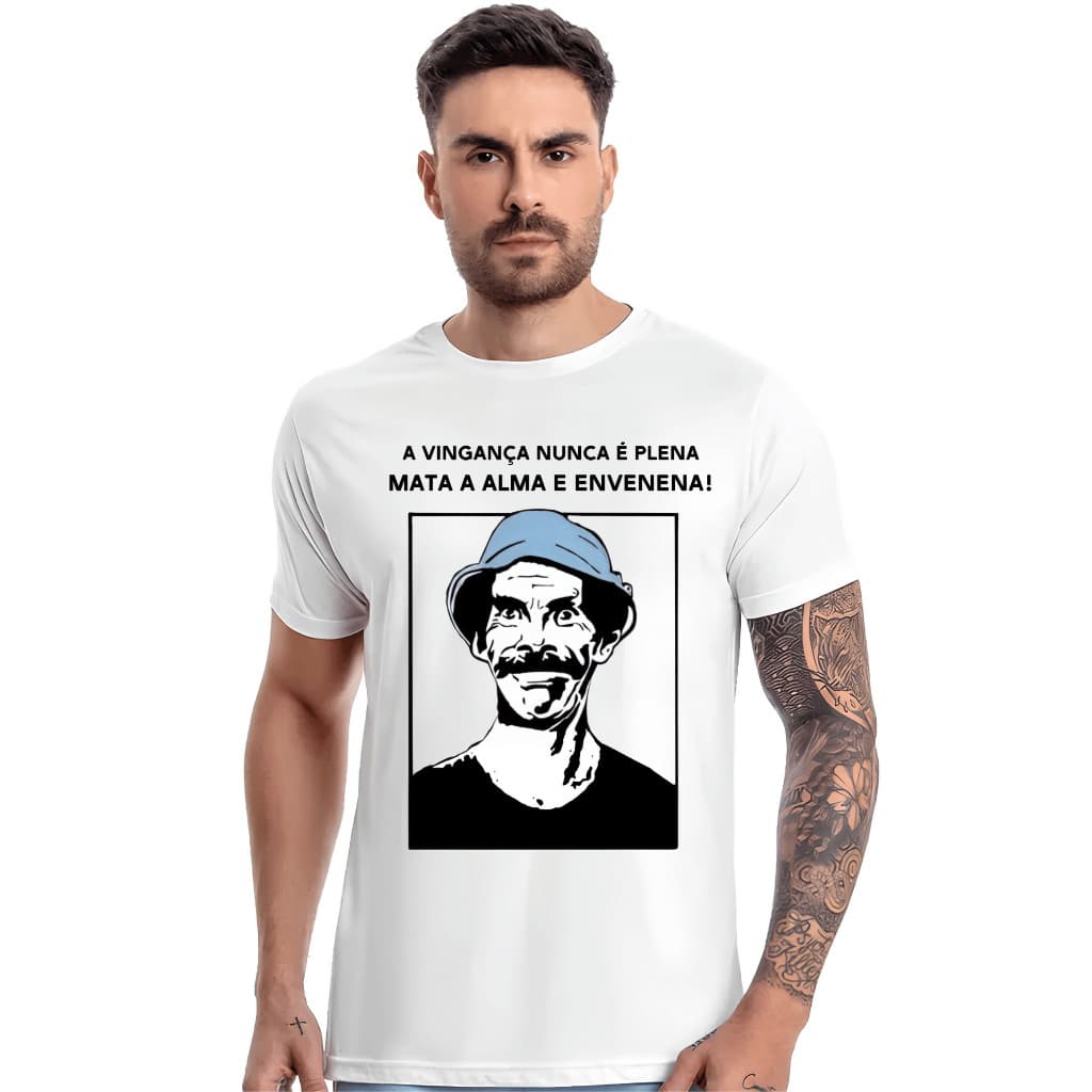 Camiseta seu madruga a vingança nunca é plena divertido engraçado