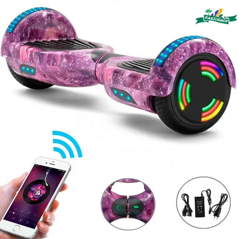 Overboard Infantil 6.5" - Skate Elétrico com Caixa de Som Integrada e Bateria Durável