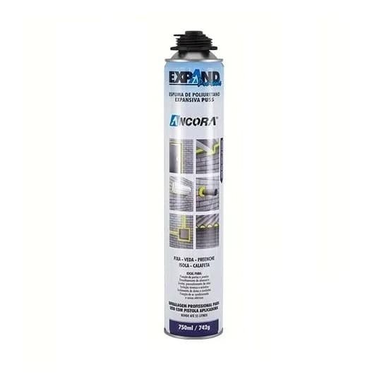 Espuma Expansiva Ancora Pu 55 750 Ml P/ Aplicador