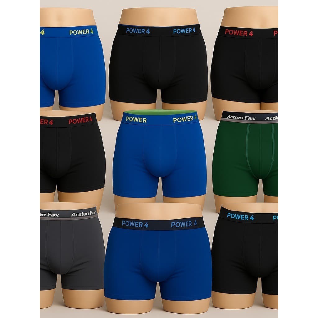 Kit  Cuecas Boxer Masculina Plus Size Microfibra Com Forro