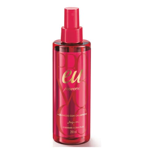 Colônia Splash Eu Provoco  Morango com Champagne 200ml Jequiti