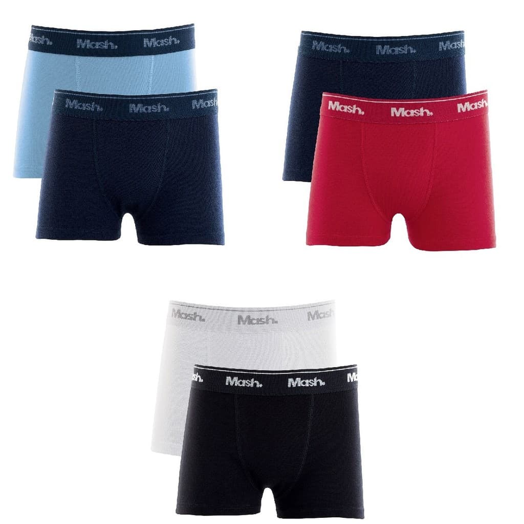 Kit com 2 Cuecas Mash Infantil 110.07