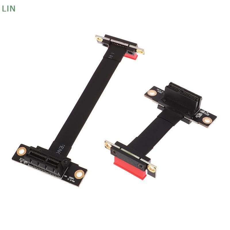 Cabo Riser PCIE X1 De Extensão Duplo De Ângulo Reto De 90 Graus PCI Express 1x Extensor De Fita De Cartão