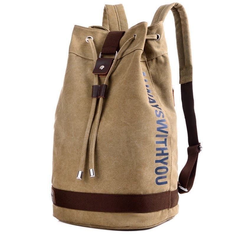 Mochila Esportiva de Lona Versão Coreana, Bolsa de Viagem, Bolsa para Computador, Bolsa Casual para Estudantes Universit