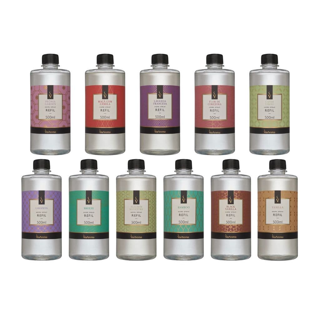 Refil Home Spray Via Aroma 500ml Aromatizador de Ambientes