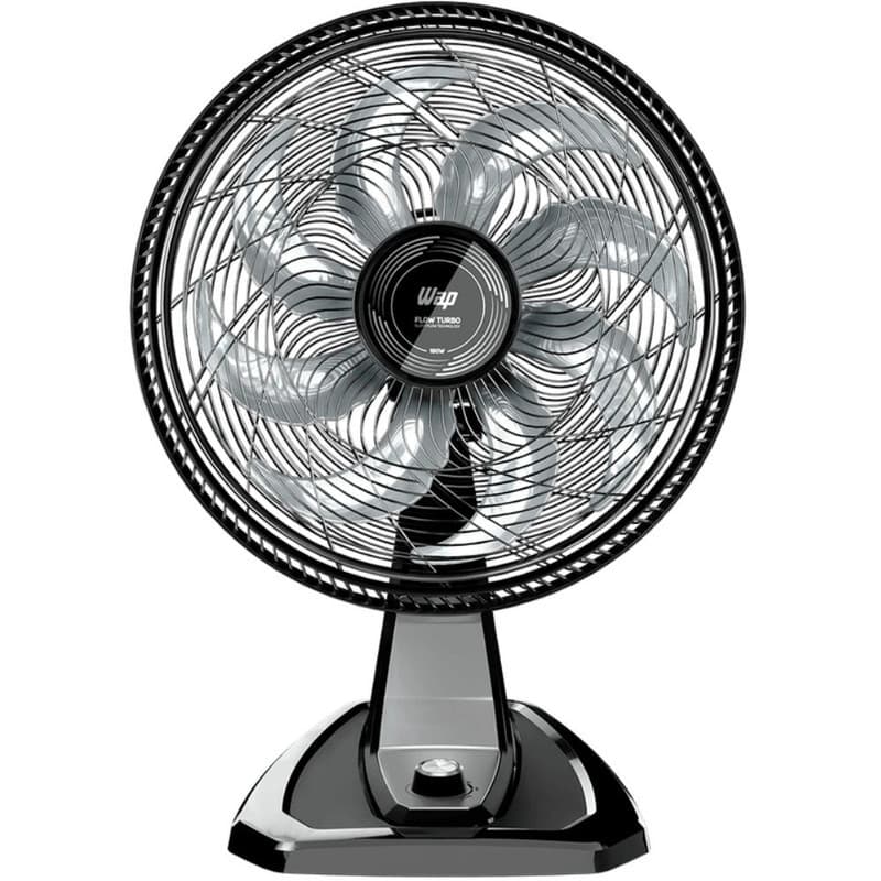 Ventilador Mesa / Parede 50cm Wap FW009218 8 Pás Preto 127v