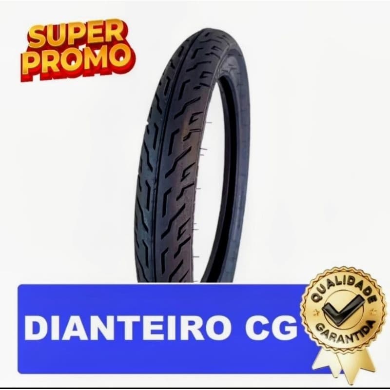 Pneu Dianteiro Ecológico Titan Honda Cg Fan 125 150 160 medida 2.75-18