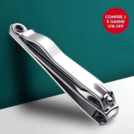 Alicate de Unhas em Aço Inoxidável com Abertura Larga Cortador de Unhas para Manicure e Tesoura para Unhas Encravadas e