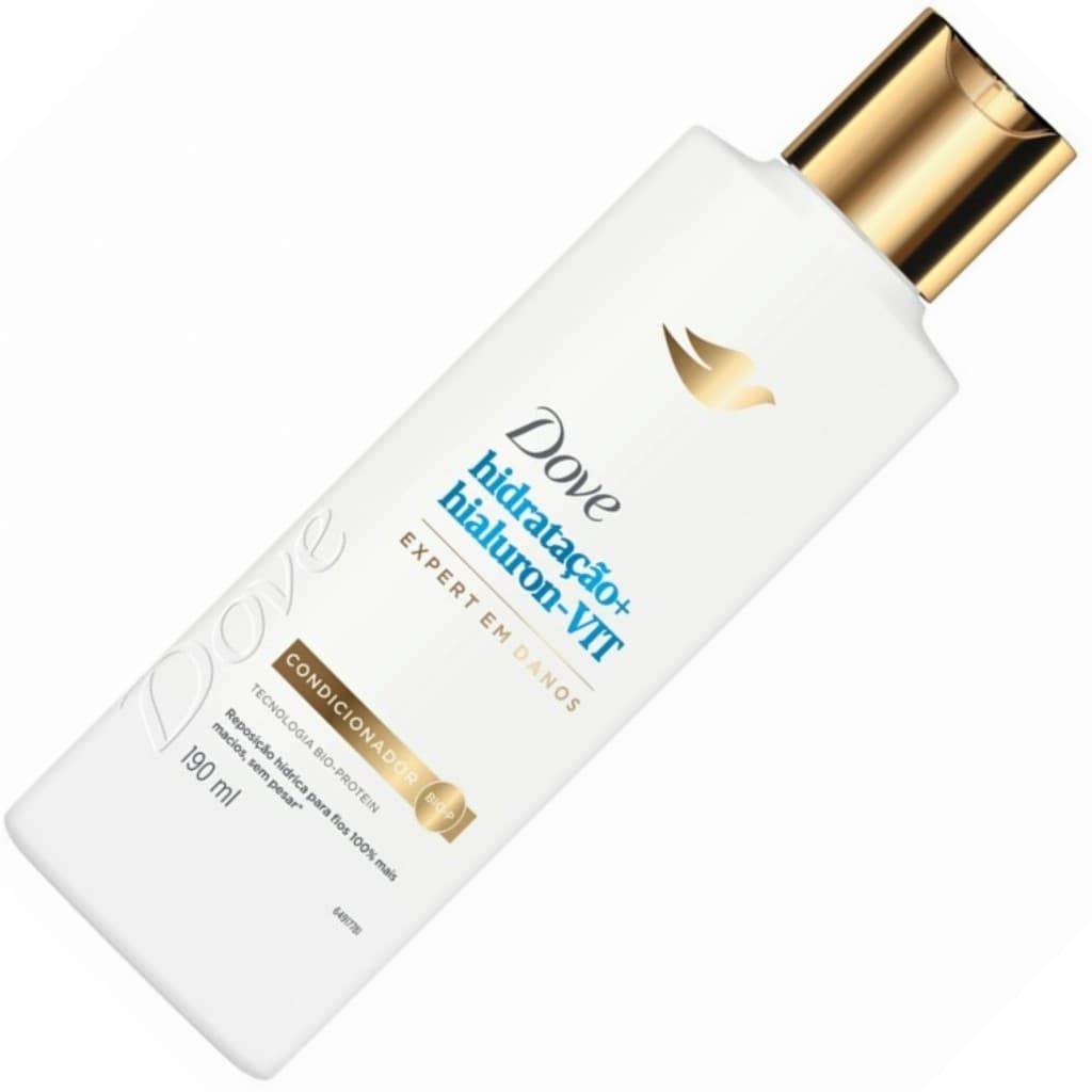 Condicionador Dove Hidratação + Hialuron-Vit 190ml Hidratação Profunda Brilho Maciez