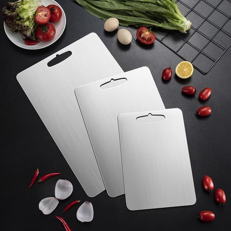 Tábua De Carne Grande Inox 304 Para Cozinha E Área Gourmet