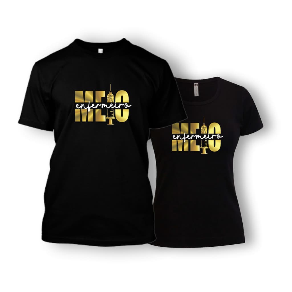 Camiseta Meio Enfermeiro   masculina  leia pra nao pedir errado é MASCULINA 100% Algodão