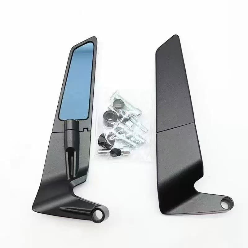 Espelho Retrovisor Moto Esportivo Universal Asa Fixa Para Kawasaki Yamaha Honda