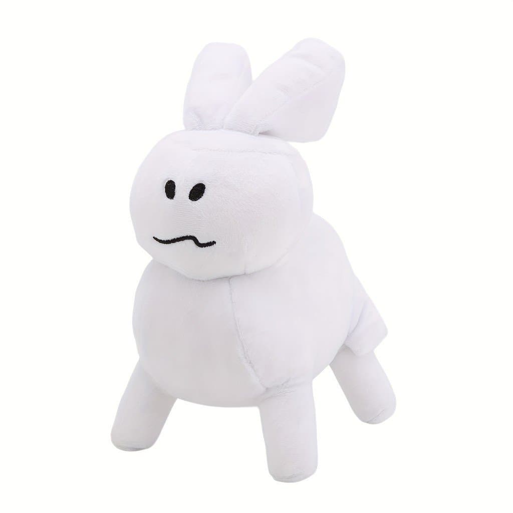 Brinquedo De Pelúcia Forsaken Gubby-Bicho Branco Kawaii Macio Com Olhos Pretos E Boca , Lindo Presente Colecionável Para