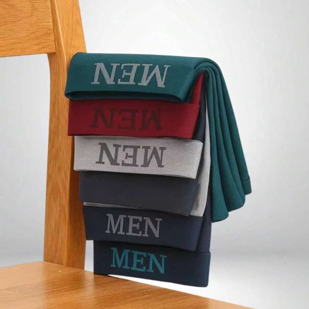 Kit 12 OU 6 Cuecas MEN Box Boxers Masculina Tecido Microfibra
