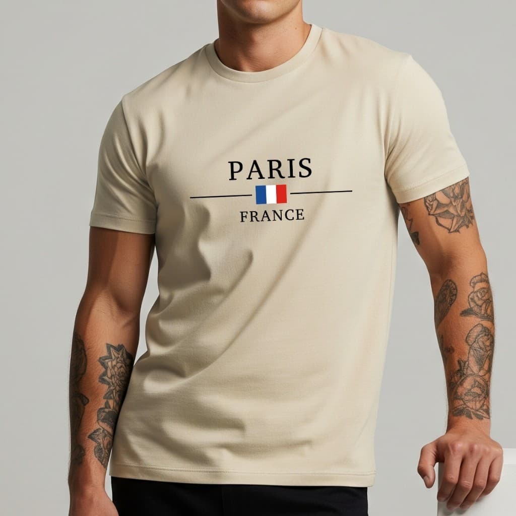 Camisa Paris França Streetwear Urbana Estampa Pais Camiseta Blusa T-Shirt