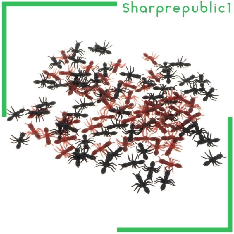 [Sharprepublic1] 100 Unidades De Figuras De Insetos De Formigas Falsas , Brinquedos De Piada Infantil , Suprimentos Para