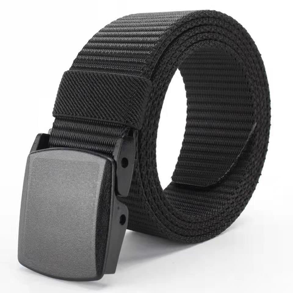 Novo cinto masculino de lona ao ar livre macacão cinto de náilon All-Match Casual estudante treinamento militar cinto de