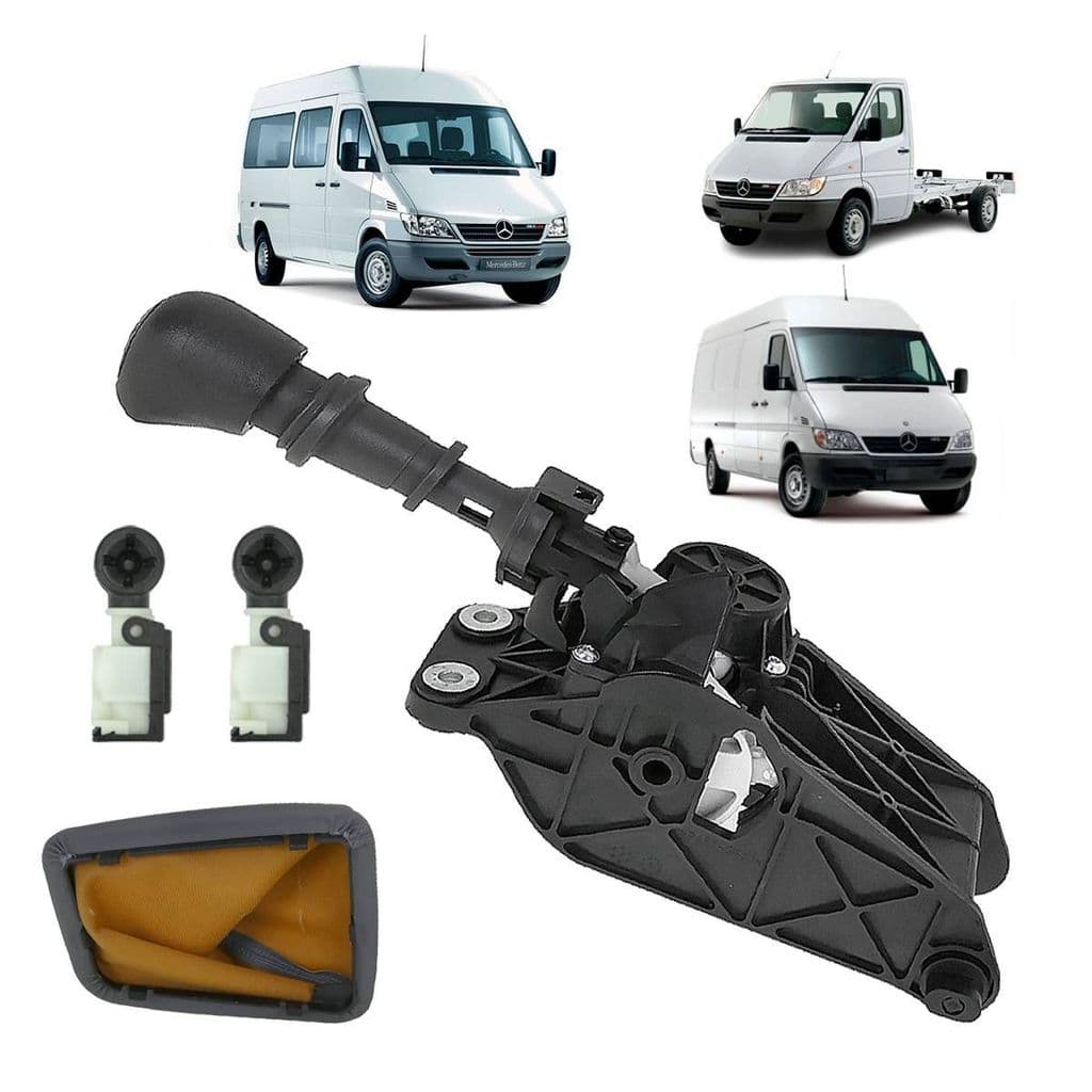 ALAVANCA CAMBIO TRAMBULADOR + CONECTOR SPRINTER 2002 A 2012 CDI  313 / 311 / 413 (COM COIFA)