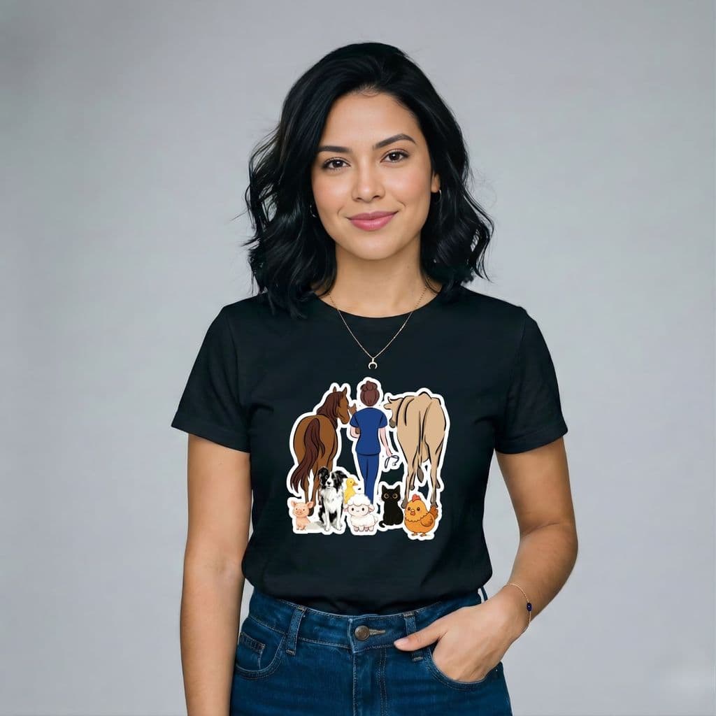Camiseta T-Shirt Feminina Country boiadeira rodeio medicina veterinaria