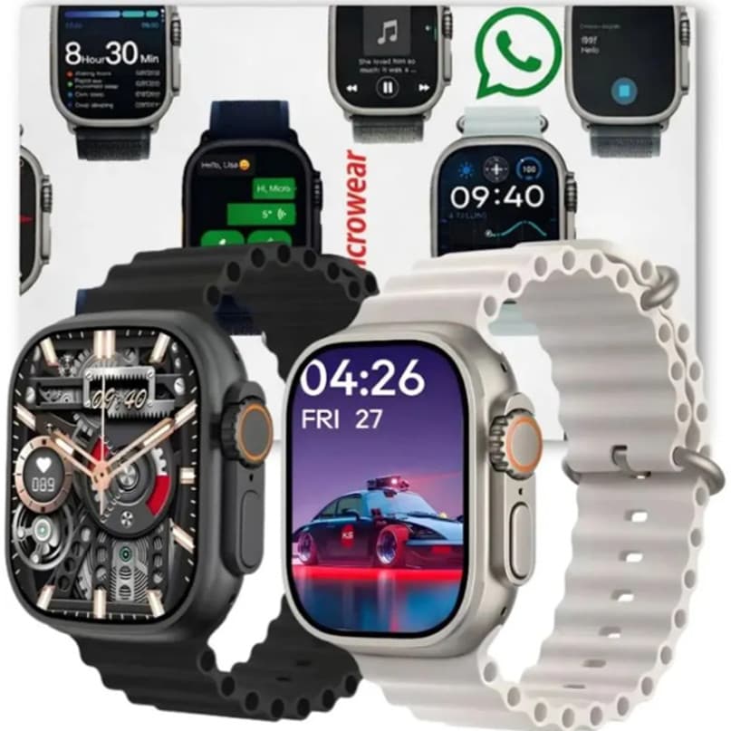 Smartwatch Ultra 5 Microwear Serie 11 Relogio U5 Ultra Resnponde Whatsapp Chat GPT Lançamento