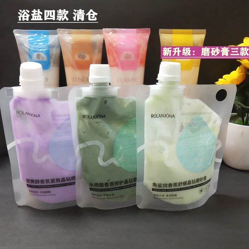 [Oficialmente autorizado] Lulanjina Crystal Diamond Scrub Coco Sugar Hidratante Sal de banho Esfoliante Pele morta Pele